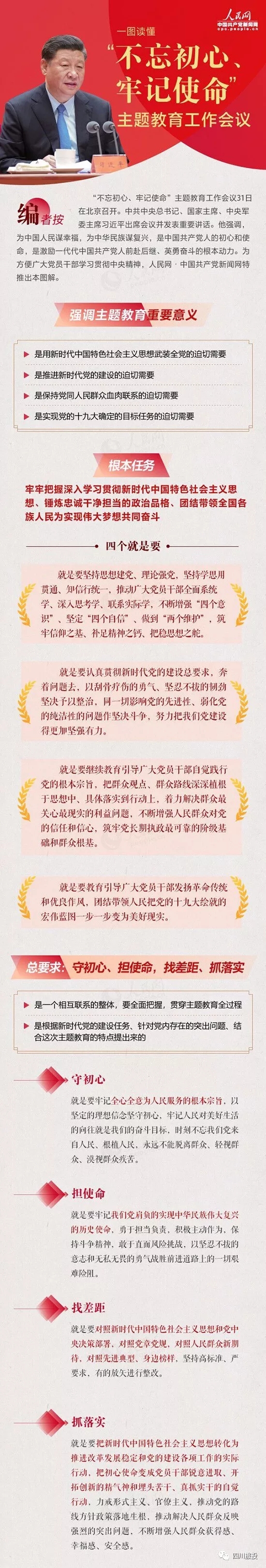 不忘初心、牢记使命| 一图读懂“不忘初心、牢记使命”主题教育工作会议